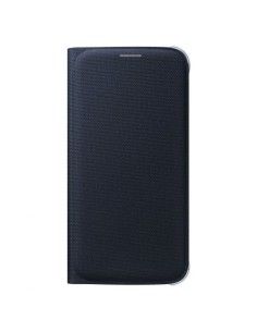 Samsung Flip Wallet - Funda de tela para Samsung Galaxy S6, color negro: Kiwiku.com: Electrónica