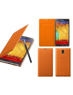 Samsung Flip Wallet - Funda para Samsung Galaxy Note 3 N9000, Naranja - Electrónica - Kiwiku.com