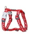 Red Dingo Arnés para Perro Style Rojo Con Lunares 30-48 Cm