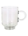 Royal Leerdam Juego de 6 Tazas de Café Sentido Mug Cristal Transparente 370 Ml