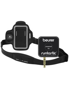 Beurer PM200 - Dispositivo pulsómetro para smartphones, con receptor, banda pectoral, funda, color negro: Kiwiku.com: Deportes