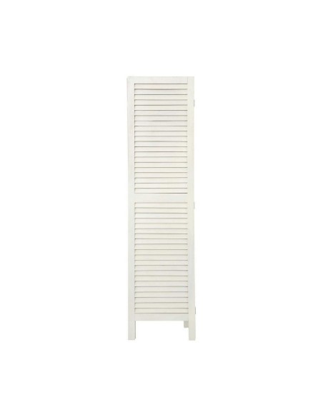Biombo Plegable ATMOSPHERA Blanco De Madera De Paulonia 170 X 119 Cm - Kiwiku