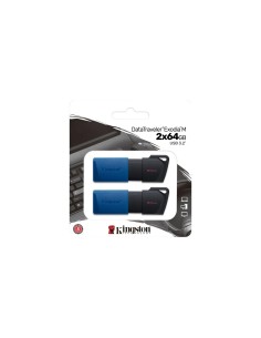 Compra Kingston DataTraveler Exodia M USB 3.2 Gen 1 64 GB (2 Piezas) en Kiwiku