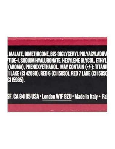 BUXOM Va Va Plump Shiny Liquid Lipstick Wine Me - Labial Brillante de Larga Duración