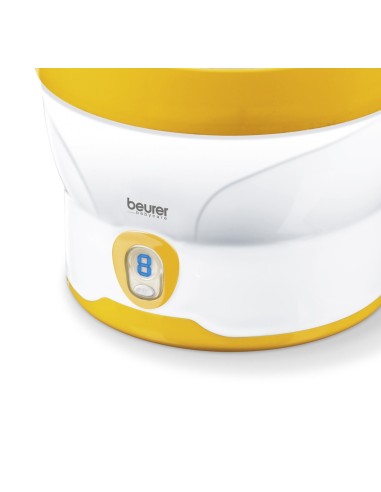 Beurer BY-76 - Esterilizador de vapor digital, color blanco/amarillo: Kiwiku.com: Bebé