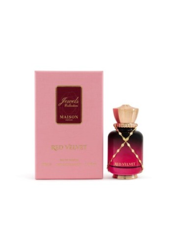 MAISON ASRAR Jewels Collection Red Velvet Eau De Parfum 100ml - Perfume Floral Frutal Para Mujer  