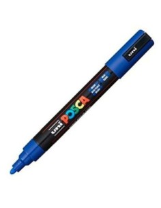 posca_rotuladores_pc-5m_azul_6_unidades_punta_de_bala_4548351115548_oferta 2