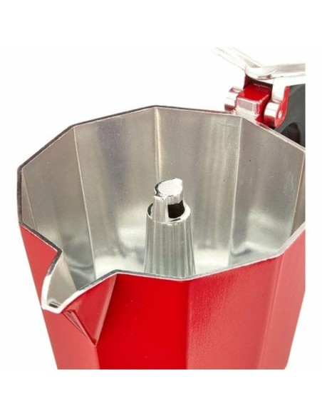 Cafetera MONIX Fresa M281706 6 Tazas De Aluminio Con Recubrimiento Antiadherente - Kiwiku