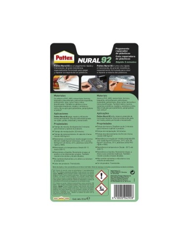Pattex Adhesivo Instantáneo Nural 92 22 Ml 1 Pieza