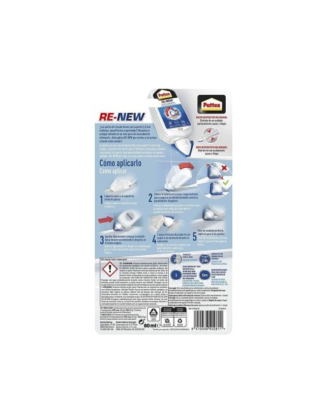 Pattex Silicona Re-new Blanco 100 G (1 Pieza)