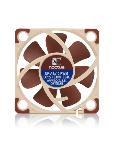 Noctua NF-A4x10 PWM Ventilador Silencioso 40x10 mm 4 Pines Marrón - Kiwiku