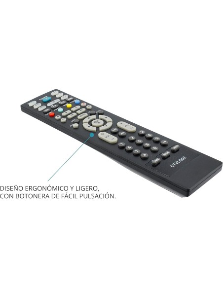LG Mando A Distancia CTVLG02 Compatible Con TV LG - No Precisa Programación