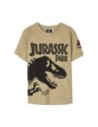 Cerda Camiseta Corta Single Jersey Jurassic Park Marrón Talla 4 Años