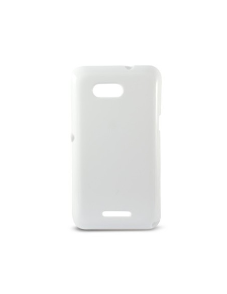 Funda flex ksix tpu para xperia e4g blanco B3463FTP02 kiwiku.com