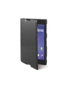 Funda folio ksix made for xperia para e4 standing negra MFX3455FU81 kiwiku.com