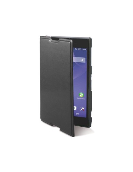 Funda folio ksix made for xperia para e4 standing negra MFX3455FU81 kiwiku.com
