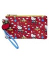 Loungefly Hello Kitty Bolsa de Cosmética 50th Aniversario de Alta Calidad para Mujer 20x11 Cm