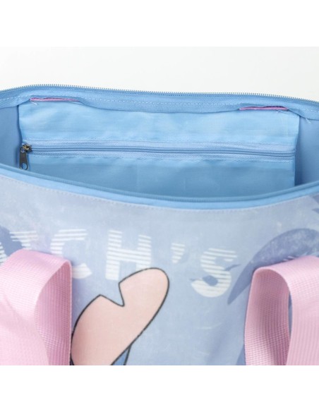 Bolsa De Playa CERDA Stitch Color Azul Para Mujer - Kiwiku