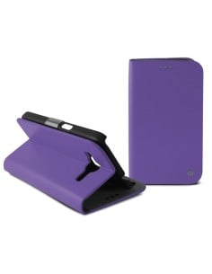 Funda folio ksix para galaxy s6 standing purpura B8550FU20PR kiwiku.com