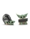 Hasbro Pack 2 Figuras the Child Baby Yoda the Mandalorian Star Wars 5,5 Cm