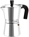 Monix Cafetera Italiana Vitro Express M620006 6 Tazas Aluminio Antiadherente Mango Ergonómico