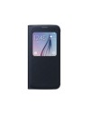 Funda samsung s view cover (fabric) para galaxy s6 negra