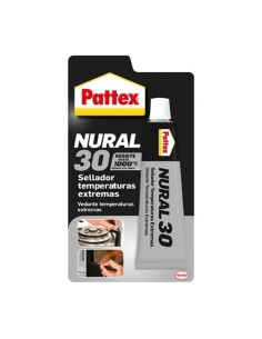Sellador De Altas Temperaturas PATTEX Nural 30 150 gr - Resistencia Hasta 1000°C  