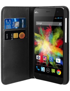 Wiko WISNS0002 - Funda con función soporte para Wiko Bloom, negro - Electrónica - Kiwiku.com