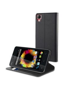 Wiko WISNS0005 - Funda con función soporte para Wiko Sunset, negro - Electrónica - Kiwiku.com 2