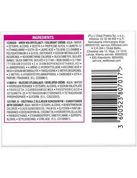 L'OREAL PARIS Casting Crème Gloss 3102 Tinte Castaño Oscuro Frío Sin Amoníaco