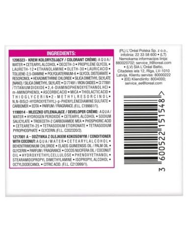 L'OREAL PARIS Casting Crème Gloss 100 Licorice - Tinte Sin Amoniaco Con Jalea Real