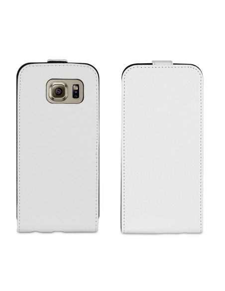 funda slim blanca + protector de pantalla samsung galaxy s6 muvit MUSLI0644 kiwiku.com