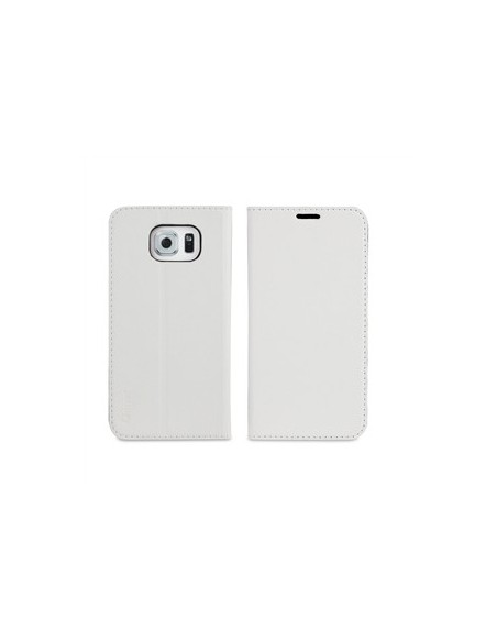 funda wallet folio función soporte blanca samsung galaxy s6 muvit MUSNS0180 kiwiku.com