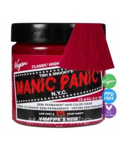 MANIC PANIC Classic Vampire's Kiss 118 ml - Tinte Semipermanente Rojo Intenso