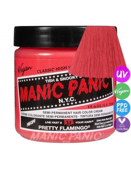 MANIC PANIC Classic Pretty Flamingo 118 ml - Tinte Semipermanente Rosa Pastel