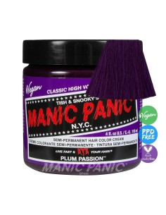 MANIC PANIC Classic Plum Passion 118 ml - Tinte Semipermanente Vegano