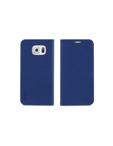 funda wallet folio función soporte azul samsung galaxy s6 muvit MUSNS0177 kiwiku.com
