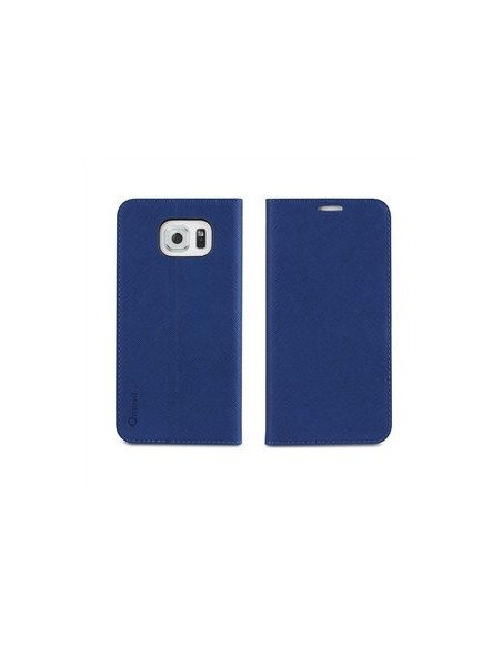 funda wallet folio función soporte azul samsung galaxy s6 muvit MUSNS0177 kiwiku.com
