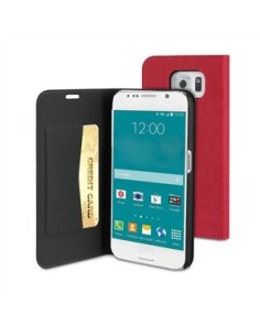 funda wallet folio función soporte rosa samsung galaxy s6 muvit MUSNS0181 kiwiku.com