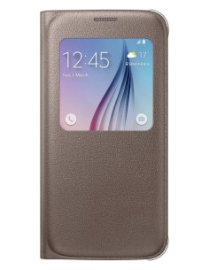 funda s view cover oro samsung galaxy s6 samsung SAEFCG920PF kiwiku.com