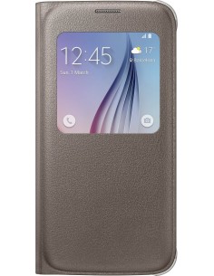funda s view cover oro samsung galaxy s6 samsung SAEFCG920PF kiwiku.com 2