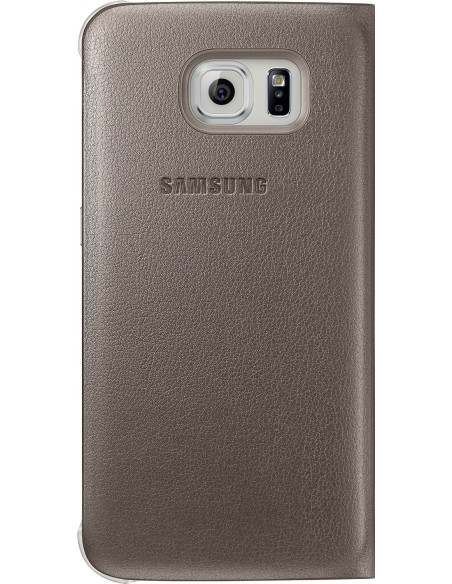 funda s view cover oro samsung galaxy s6 samsung SAEFCG920PF kiwiku.com