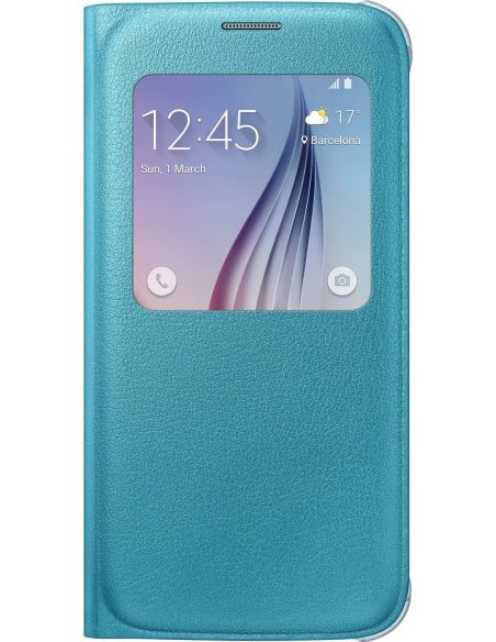 funda s view cover azul samsung galaxy s6 samsung SAEFCG920PL kiwiku.com