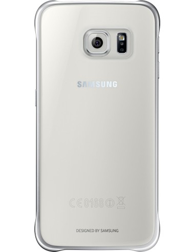 carcasa clear cover plata samsung galaxy s6 samsung SAEFQG920BS kiwiku.com