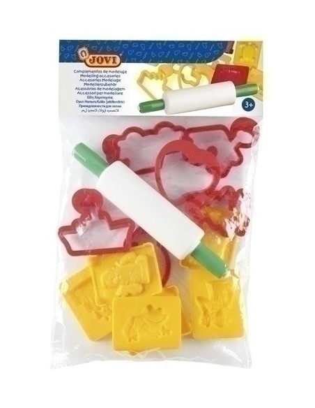 jovi_plastilina_7/6r_multicolor_con_12_moldes_y_rodillo_8412027002080_oferta