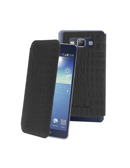 funda crystal folio negra baby croco samsung galaxy s6 made in paris MUCRF0067 kiwiku.com
