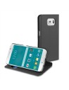 Funda wallet folio función soporte negra samsung galaxy s6 muvit