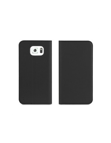 funda wallet folio función soporte negra samsung galaxy s6 muvit MUSNS0179 kiwiku.com