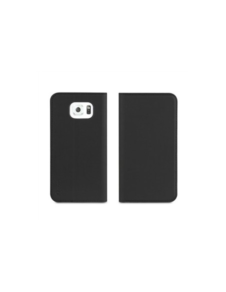 funda wallet folio función soporte negra samsung galaxy s6 muvit MUSNS0179 kiwiku.com
