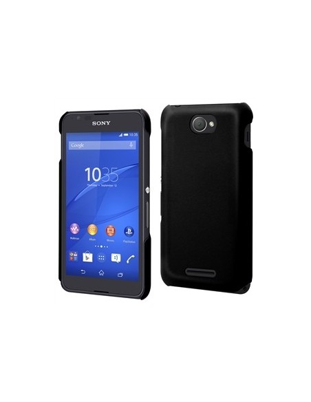 carcasa negra tacto goma sony xperia e4 made for xperia SEBKC0023 kiwiku.com